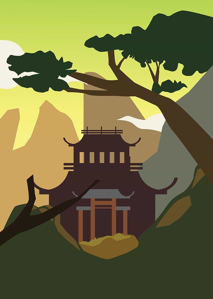 Temple in the Woods
