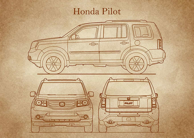 Honda Pilot 2013 old