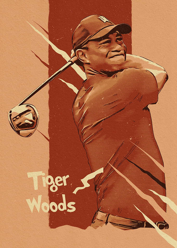 Tiger Woods Golf Player