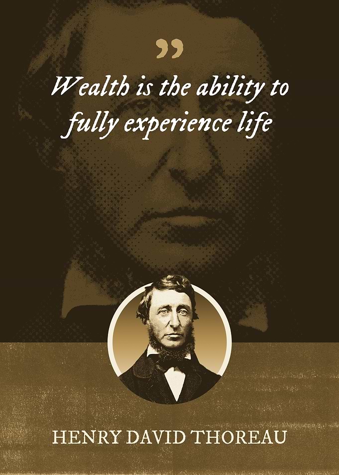 Wealth is the ability to