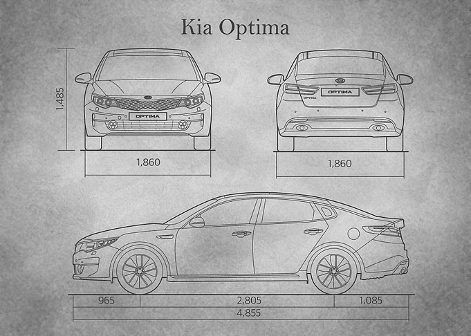 Kia Optima gray old