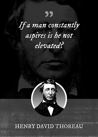 If a man constantly aspire