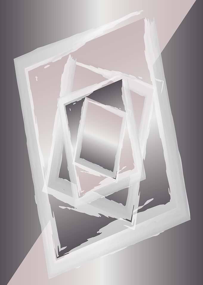 Smoky quartz gray portrait