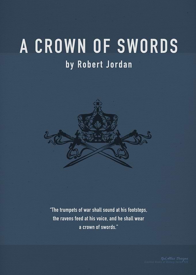 A Crown of Swords Book Art