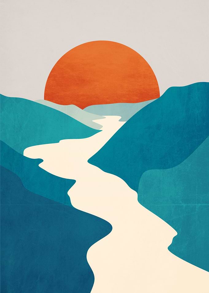 Abstract landscape tone