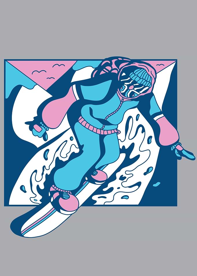 SNOWBOARDING COOL