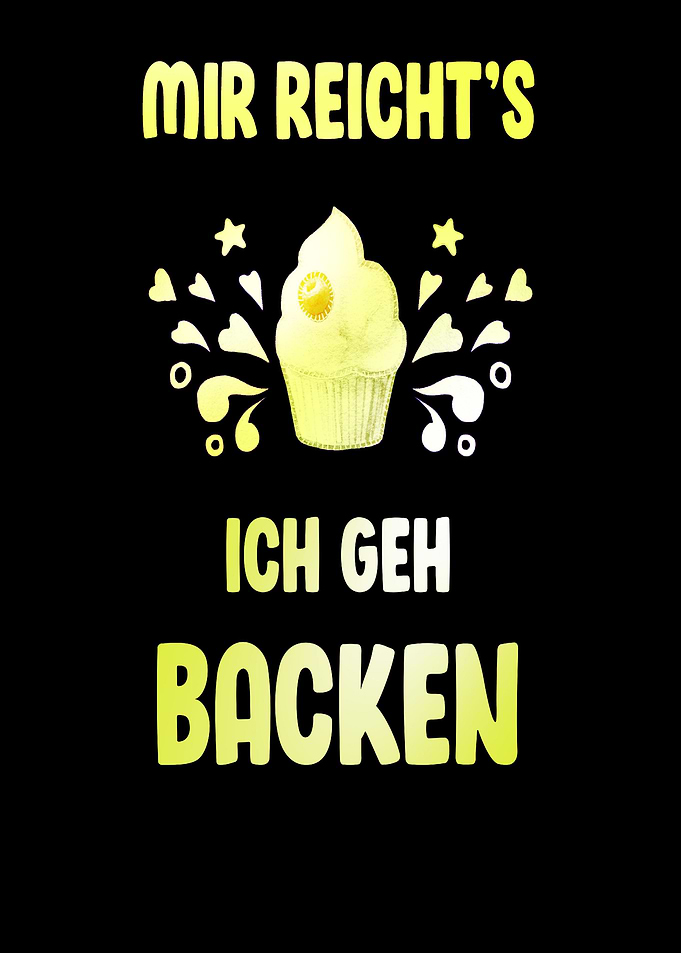 Funny baking slogan gift