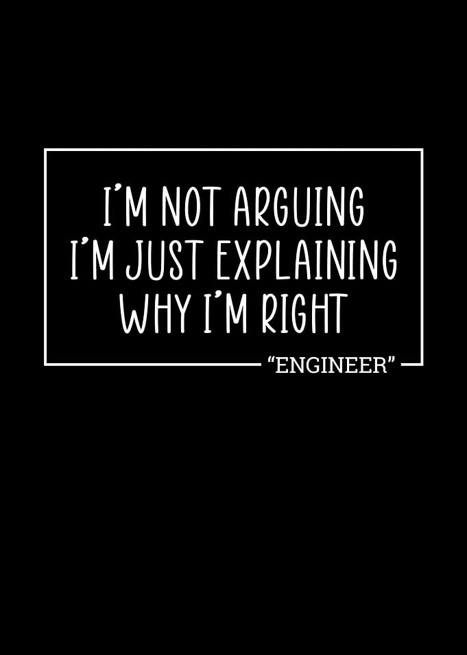 Im Not Arguing Im Just