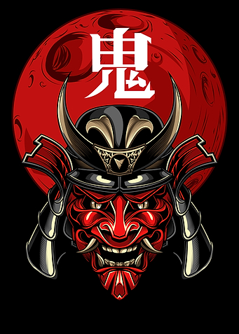 Oni Samurai Vector