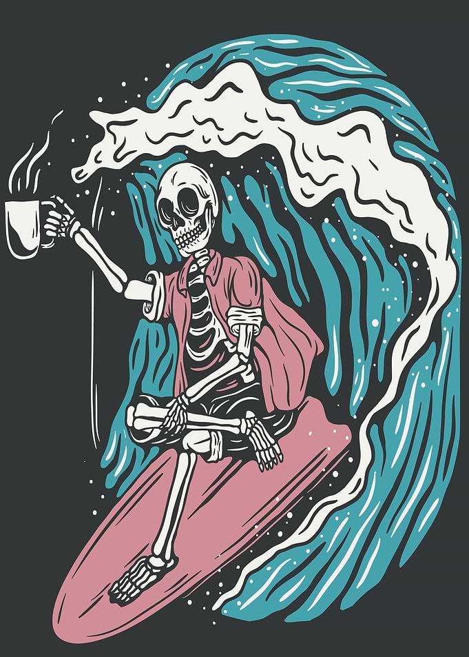 skull surfing