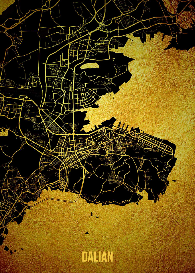 Dalian gold map