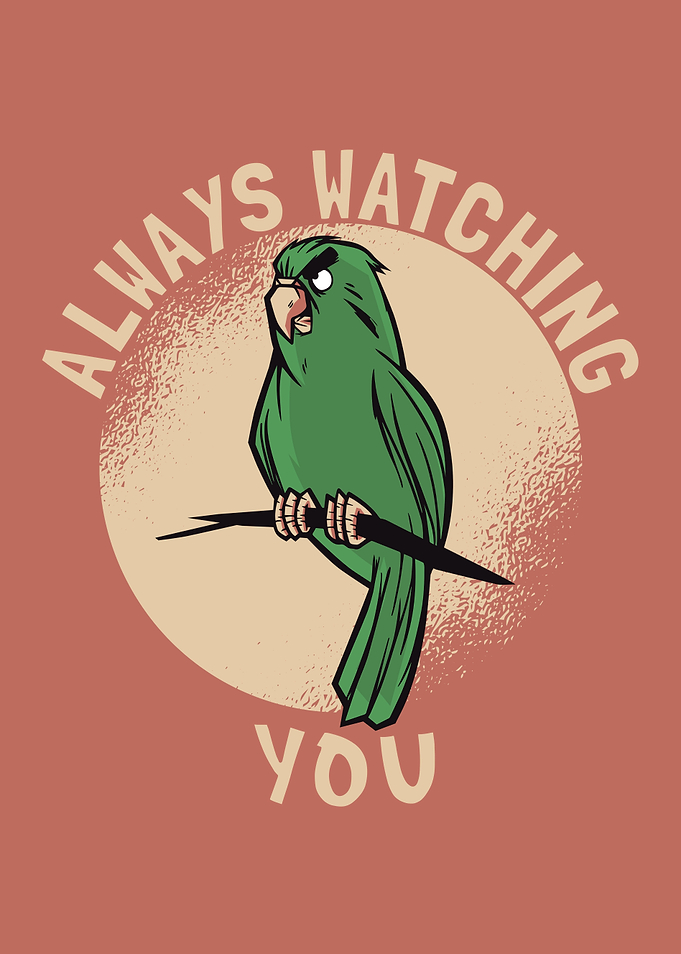 Always watching you Parrot