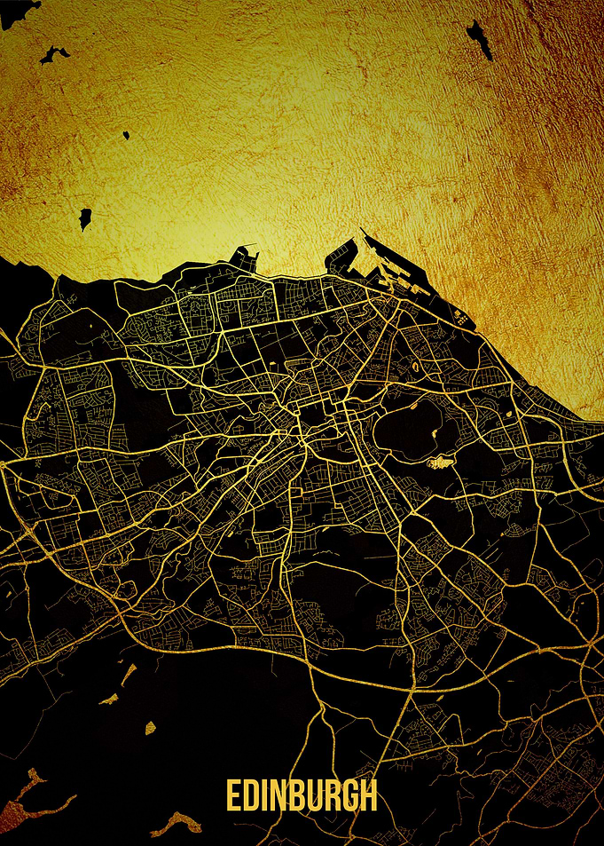 Edinburgh gold map