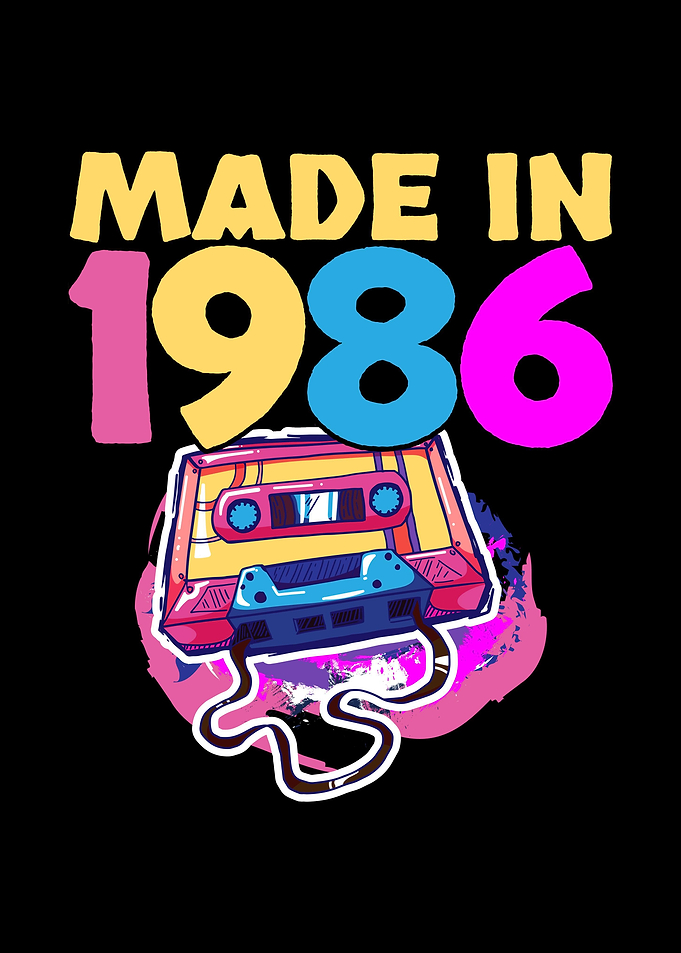 1986 Birthday Cassette T