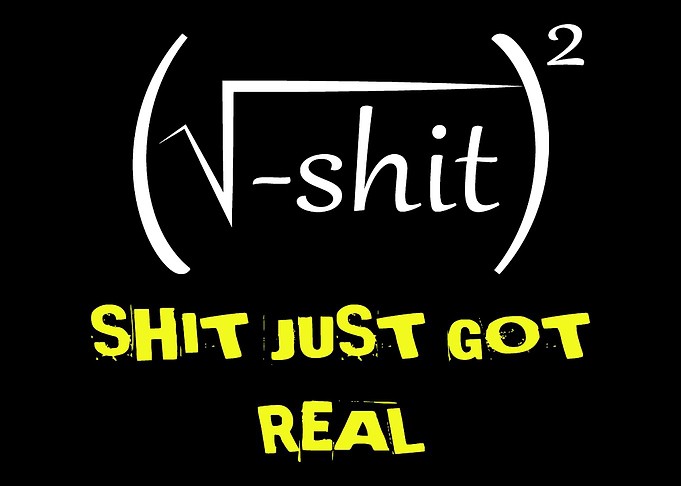 Shit Got Real Mathematicia