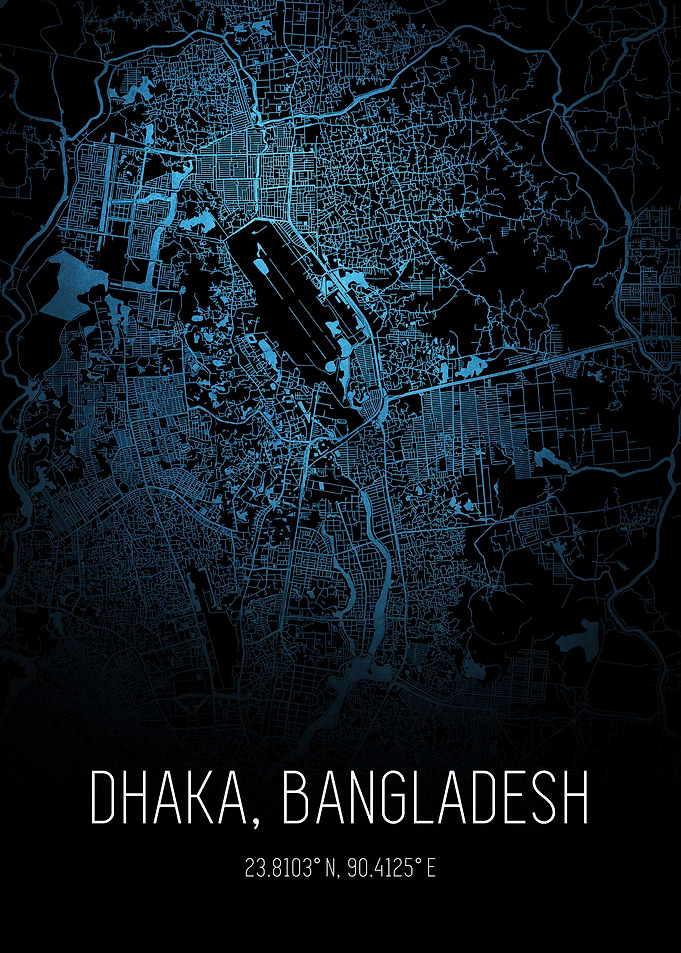 Dhaka City Map