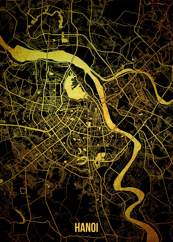 Hanoi gold map