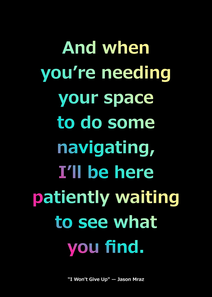 And when youre needing