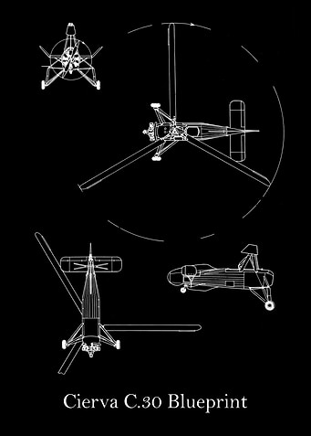 Cierva C30 Blueprint