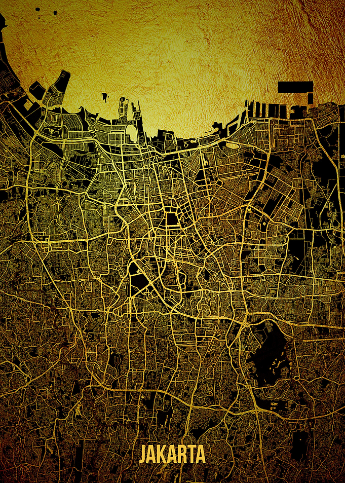 Jakarta gold map