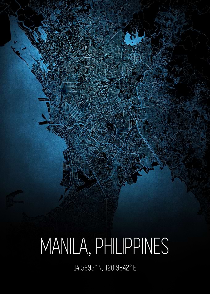 Manila Philippines Map