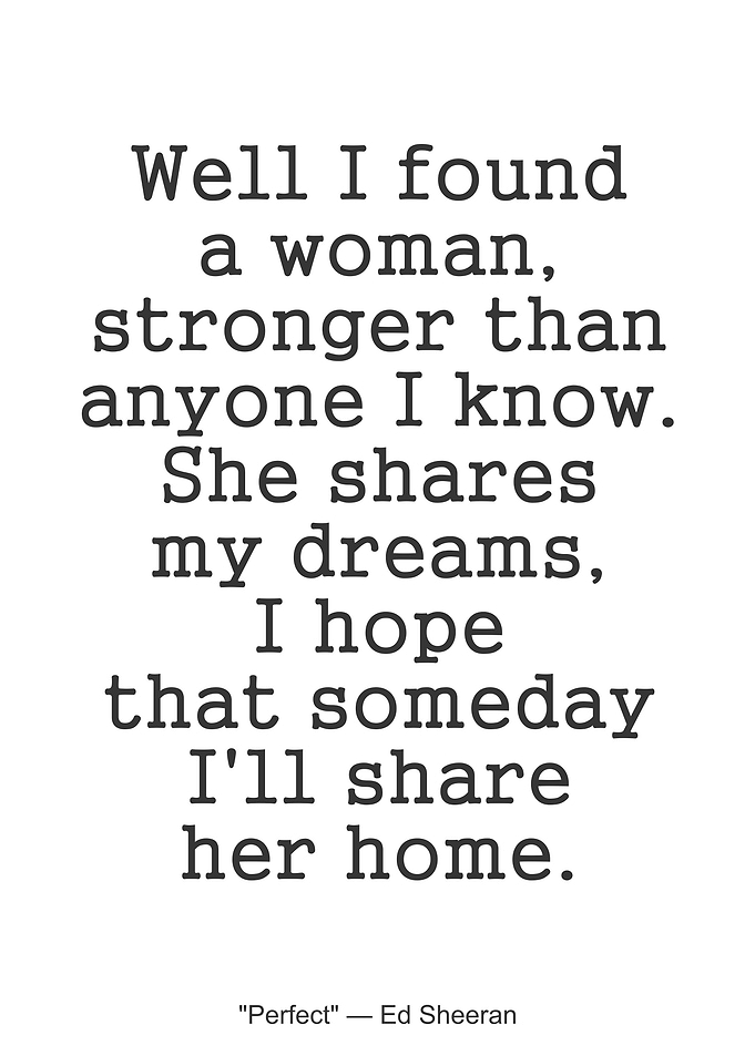 Well I found a woman