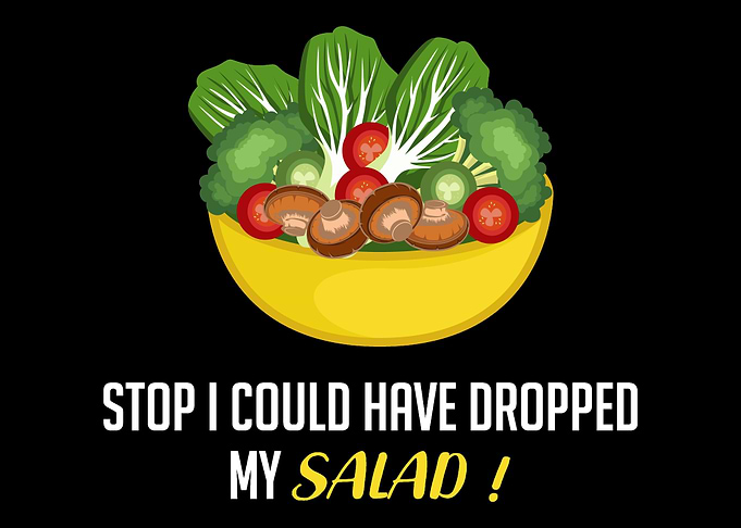 Stop Salad Vegan Gift