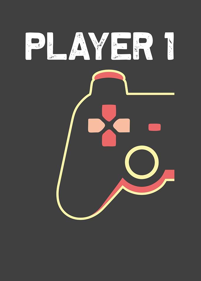 Player 1 Video Gamer