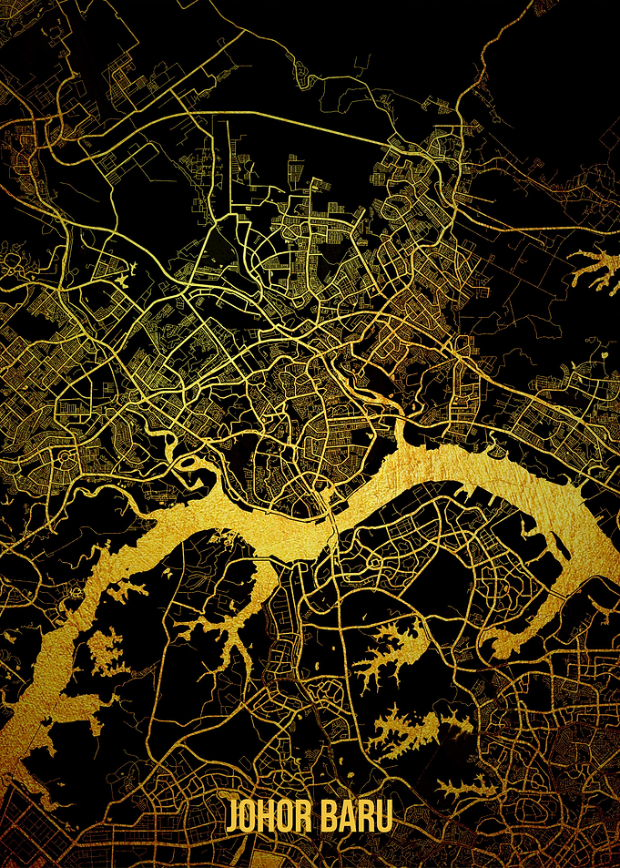 Johor Baru gold map