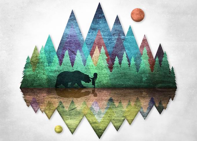Mountains Wild Art