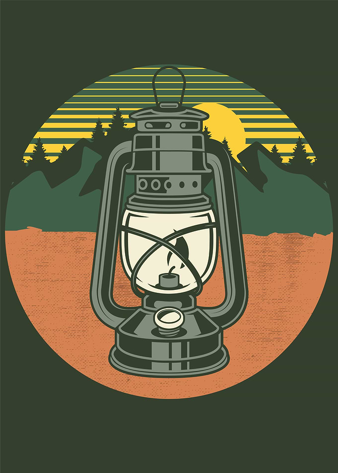 illustration lantern