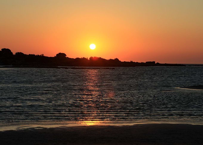 Elafonisi beach sunshine