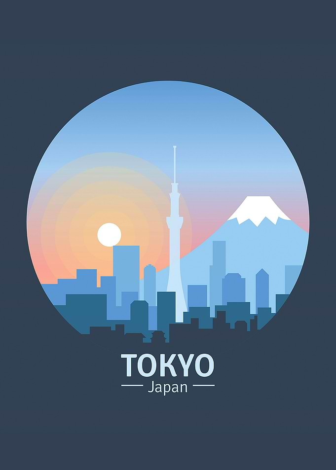 Tokyo Japan Skylline