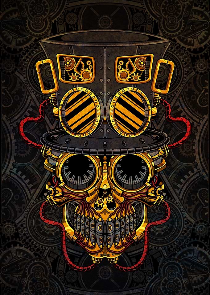 Steampunk Skull