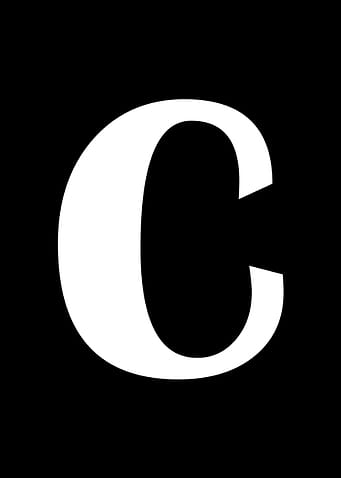 Alphabet letter C
