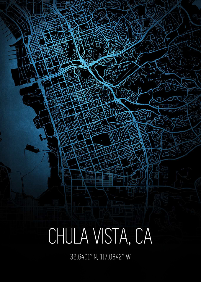 Chula Vista City Map