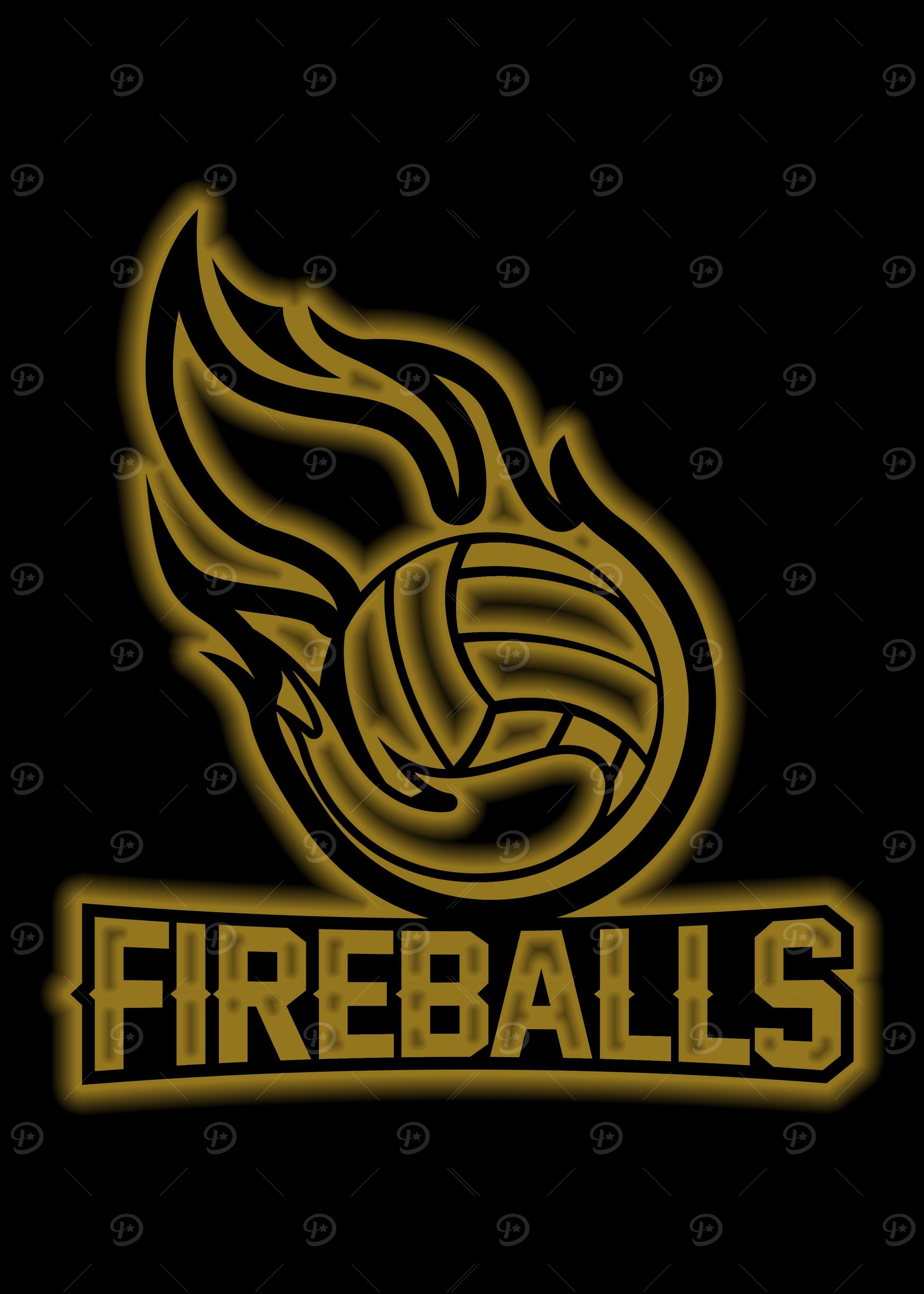 volleyball glow gold