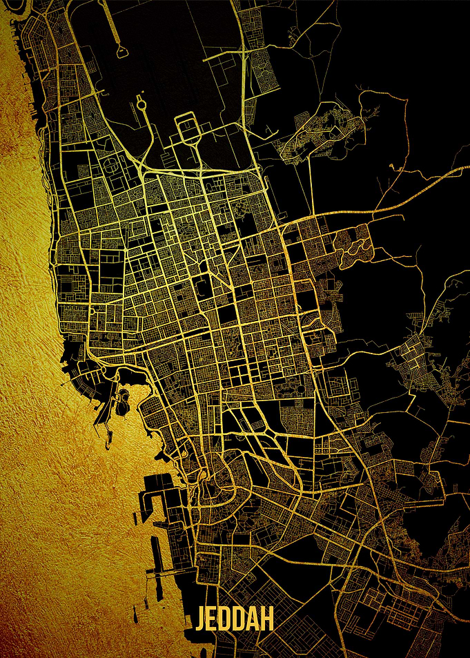 Jeddah gold map