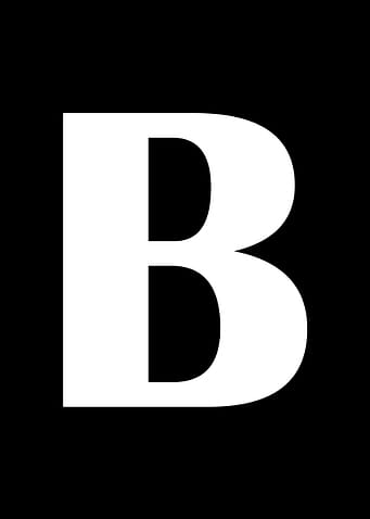 Alphabet letter B