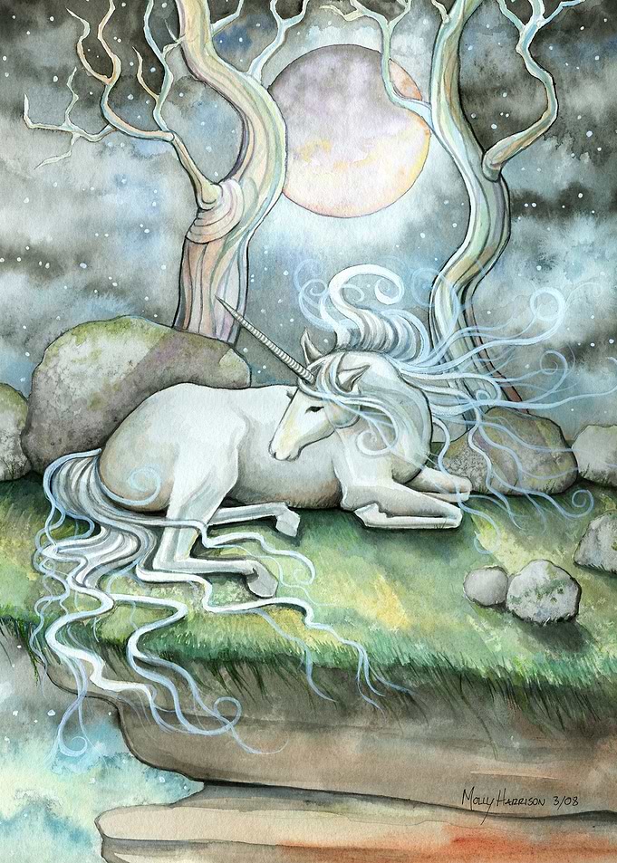 Place of Peace Unicorn Art
