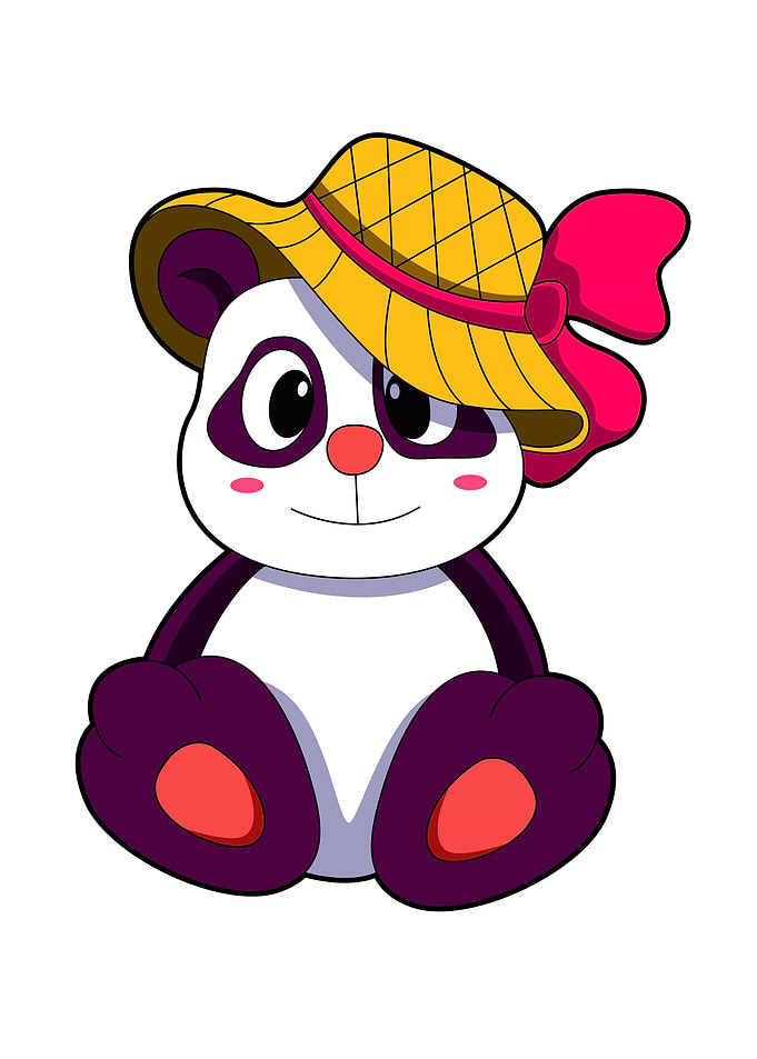 Panda Hat Ribbon