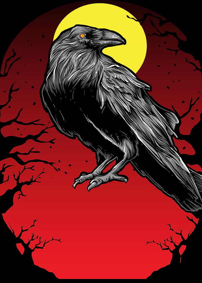 black crows moonlight