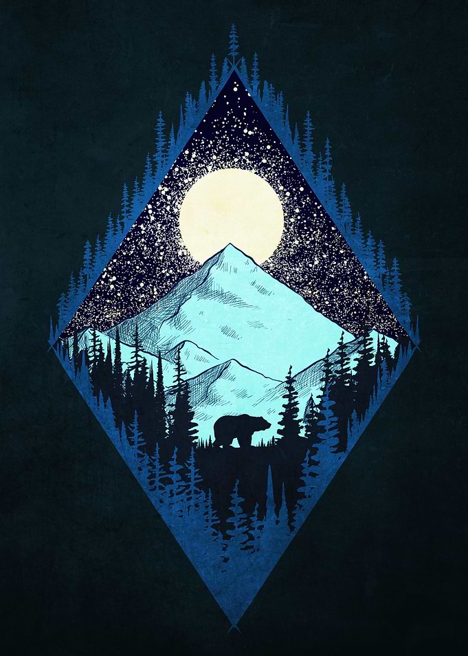 Mountains Wild Art
