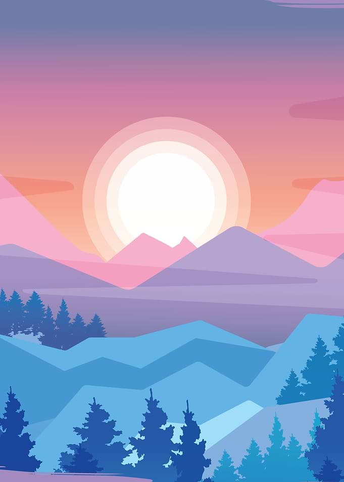 SUNSET LANDSCAPE