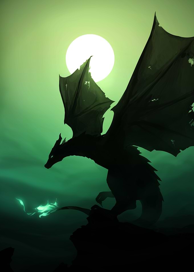 Emerald Dragon green