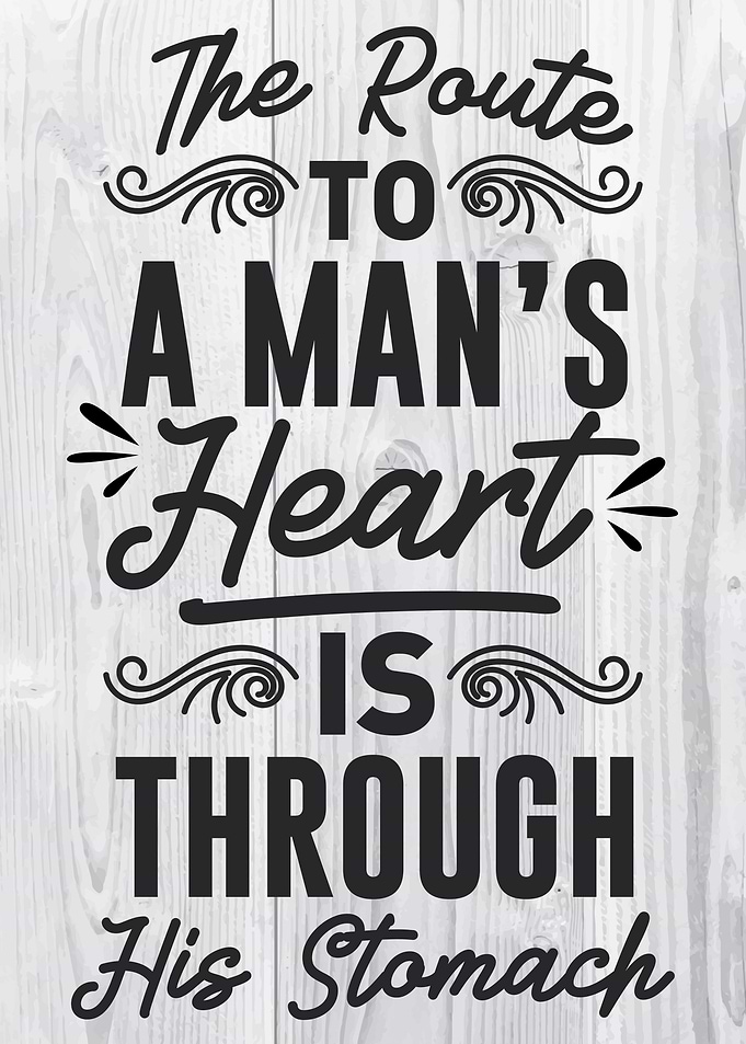 Cooking lettering quotes