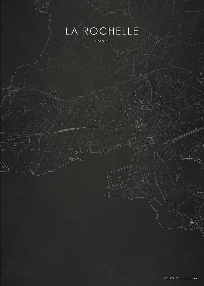 Silver La Rochelle Map