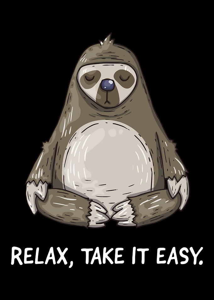 Sloth Lazy Chill Relax gif