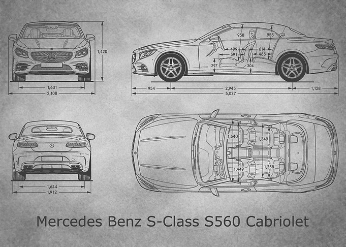Mercedes Benz SClass gray
