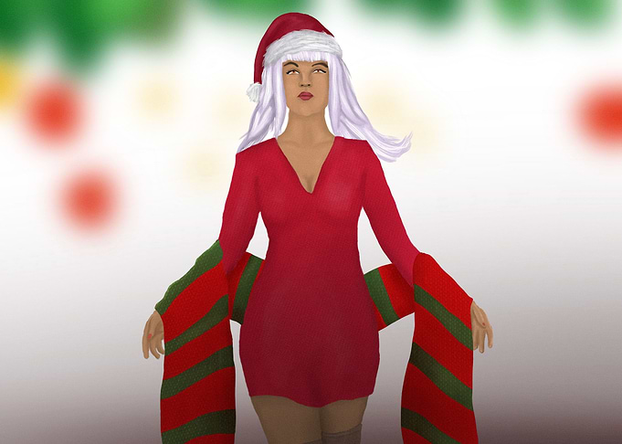 Christmas girl